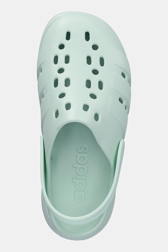 adidas klapki Adilette Clog Platform turkusowy JR2625