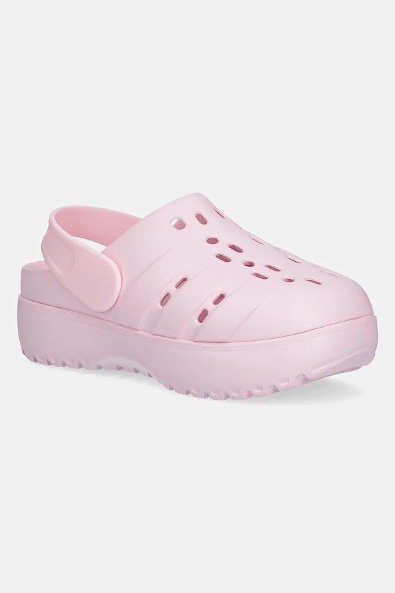 Natikači adidas Adilette Clog Platform Sintetični roza JR2626