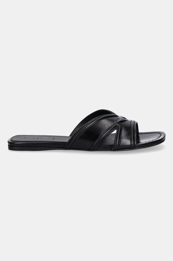 ZADIG&VOLTAIRE klapki skórzane Azora SWCT02012 czarny SS25