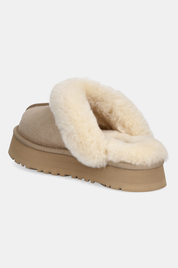 Scarpe UGG pantofole in camoscio Disquette 1122550.SAN beige