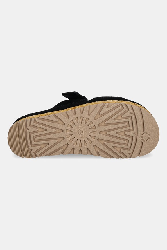 UGG klapki zamszowe Aubrey Slide 1167451.BLK czarny