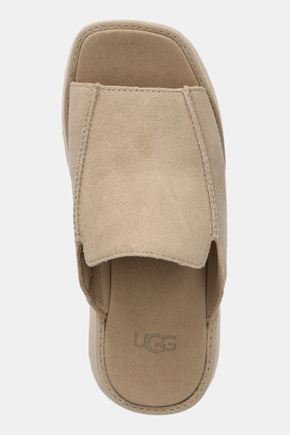 UGG papucs velúrból New Heights Slide bézs 1167476.MDSD