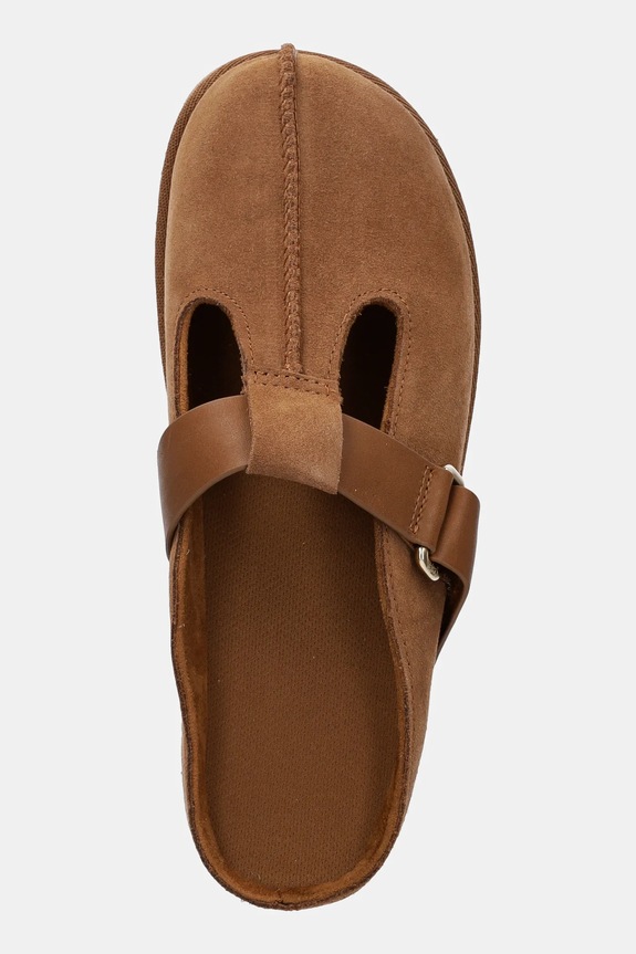 UGG klapki Goldenstar Hi Clog brązowy 1167550.CHE