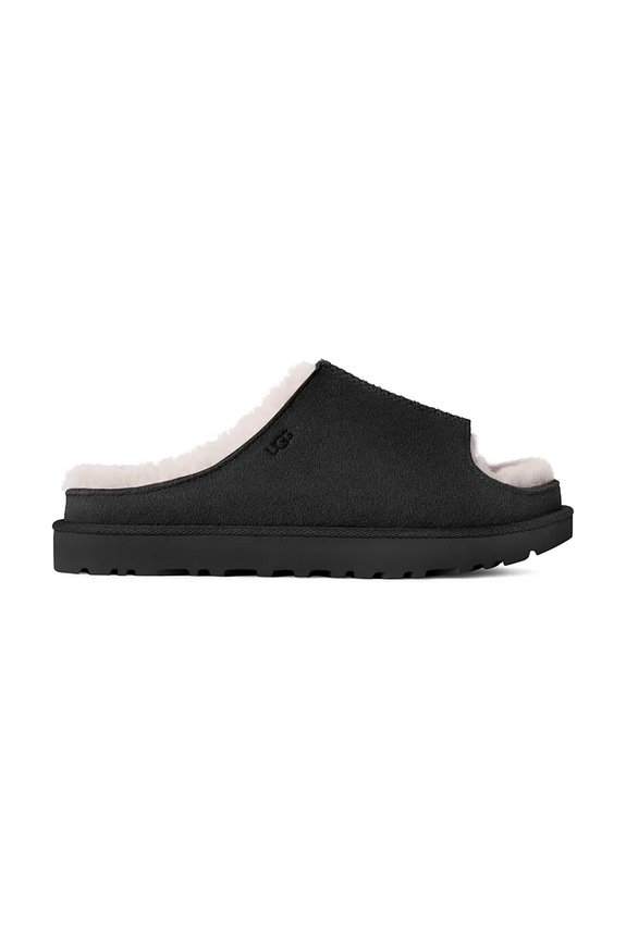 UGG klapki zamszowe Greenport Slide pozostałe czarny 1167610.BLK