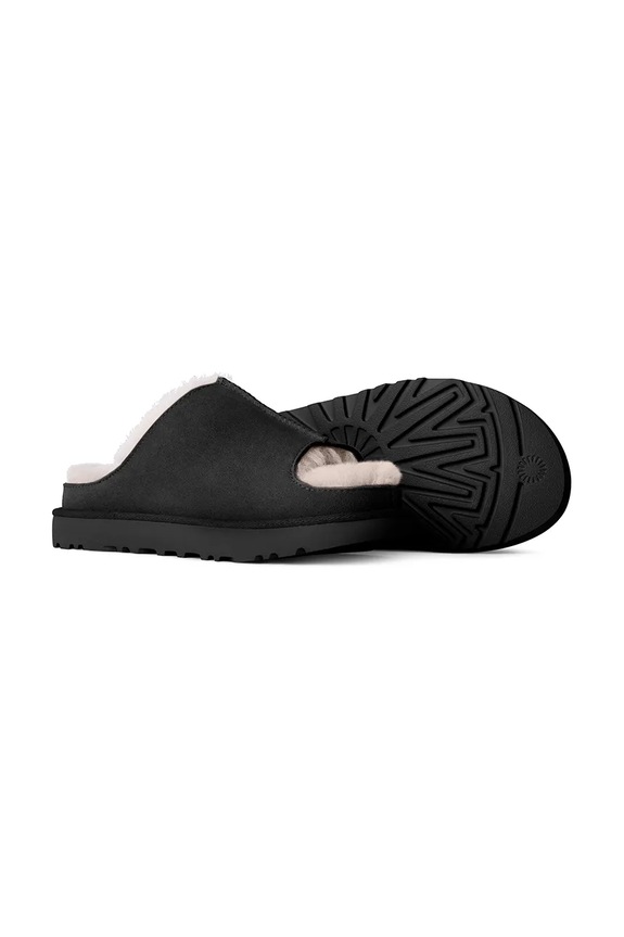 Obuwie UGG klapki zamszowe Greenport Slide 1167610.BLK czarny