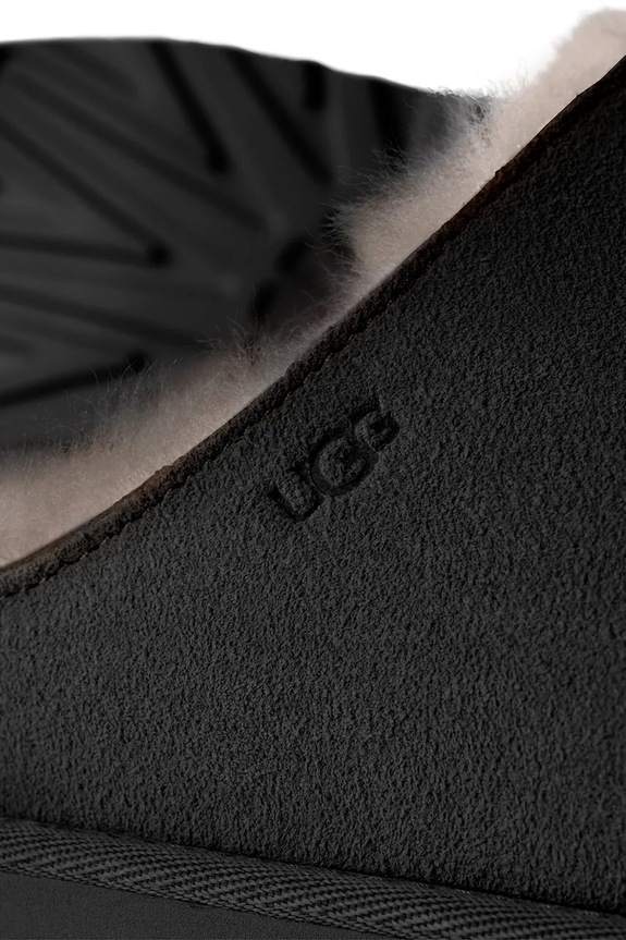 UGG klapki zamszowe Greenport Slide czarny 1167610.BLK