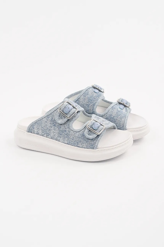Pantofle Karl Lagerfeld KAPRI SLIDE KL62505A.DAB modrá SS25