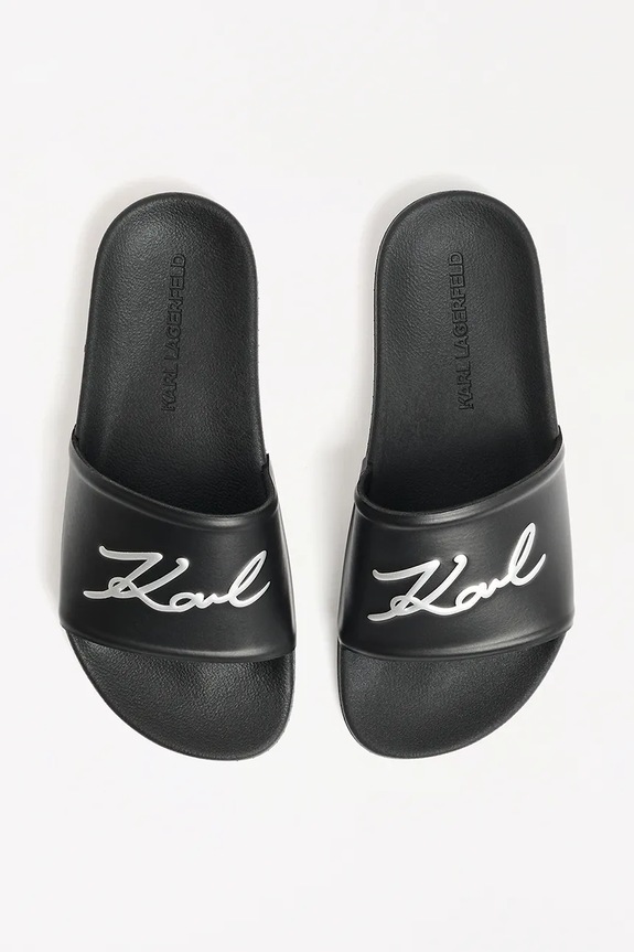 Παντόφλες Karl Lagerfeld KONDO 2.0 μαύρο KL80910.V00