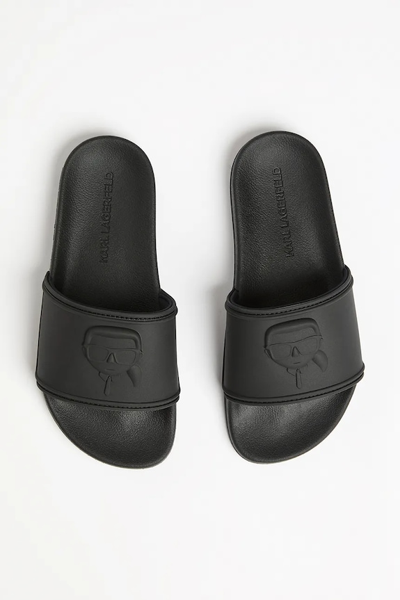 Παντόφλες Karl Lagerfeld KONDO 2.0 μαύρο KL80919M.V00