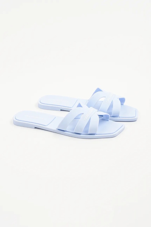 Natikači Karl Lagerfeld JELLY IV KL80025.VLB modra SS25