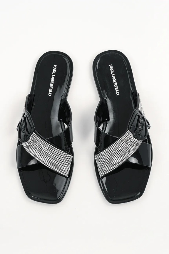 Karl Lagerfeld ciabatte slide JELLY III nero KL80004S.V0S