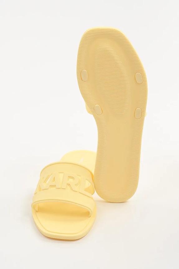 Karl Lagerfeld papucs JELLY KL80005T.VEE sárga