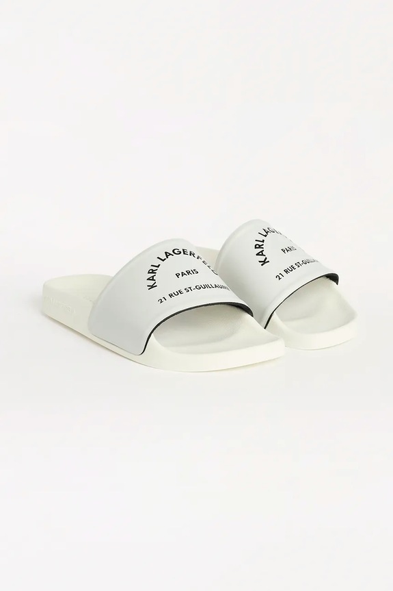 Karl Lagerfeld ciabatte slide KONDO 2.0 KL80908A.VT1 bianco SS25