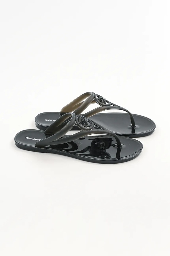 Šľapky Karl Lagerfeld JELLY THONG KL80007A.V00 čierna SS25