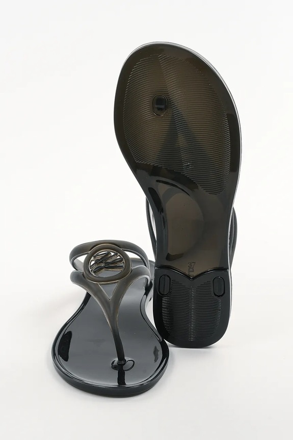 Šľapky Karl Lagerfeld JELLY THONG KL80007A.V00 čierna