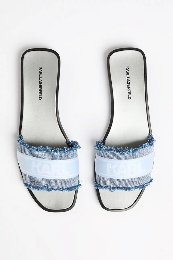 Παντόφλες Karl Lagerfeld SKOOT II μπλε KL80411.DLB