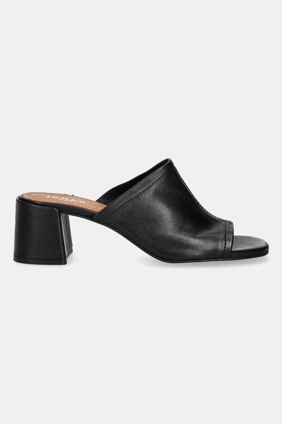 Jonak ciabatte slide in pelle BUTTERFLY 3600101 nero SS25