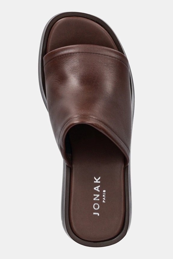 Jonak slapi de piele EUGENE maro 3600041