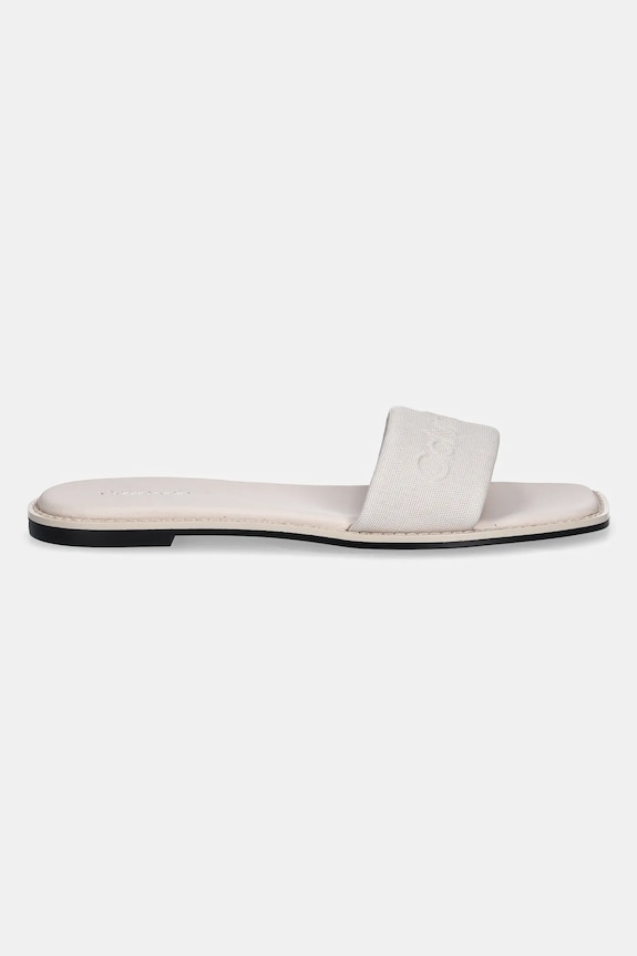 Šľapky Calvin Klein FLAT SLIDE - HE HW0HW02378 béžová SS25