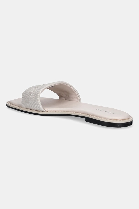 Obuv Šľapky Calvin Klein FLAT SLIDE - HE HW0HW02378 béžová