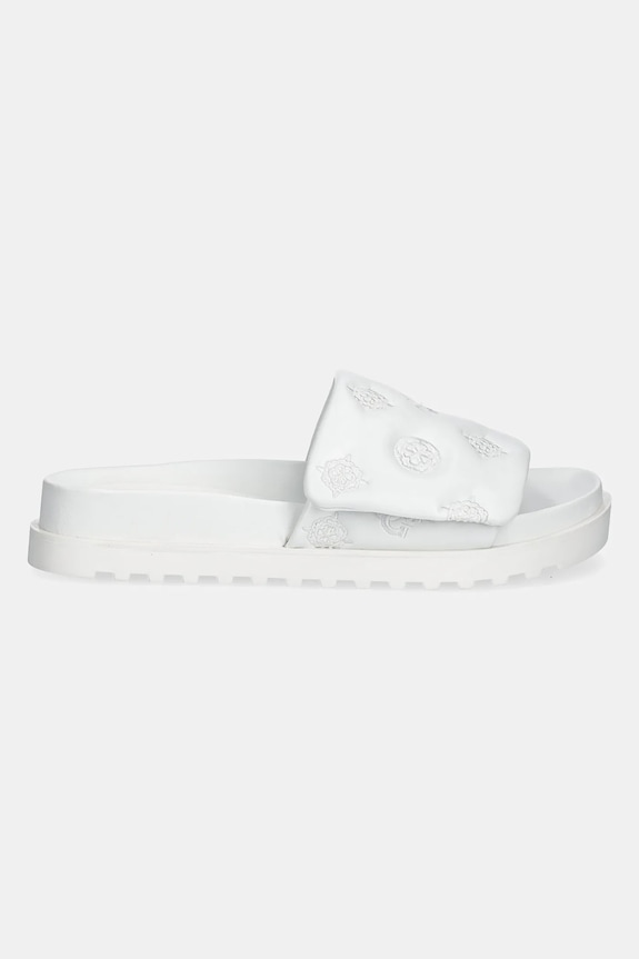 Guess klapki FABIO2 FLJFA2.ELE19.WHITE biały SS25