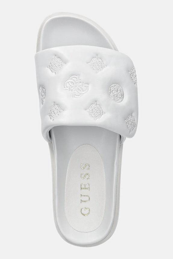 Guess klapki FABIO2 biały FLJFA2.ELE19.WHITE