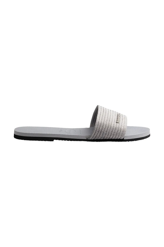 Παντόφλες Havaianas YOU MALTA METALLIC 4147312.3498 γκρί SS25