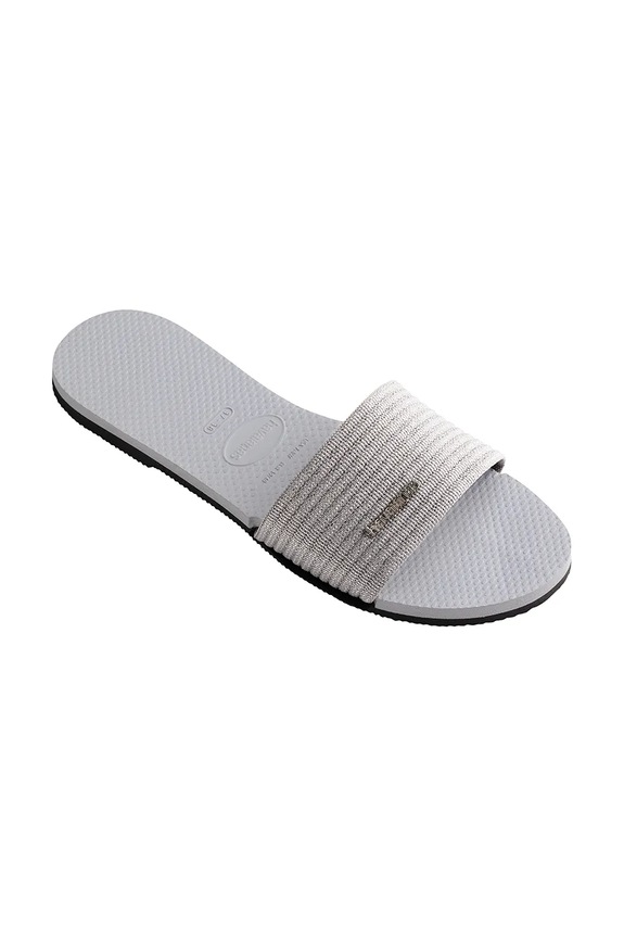 Παπούτσια Παντόφλες Havaianas YOU MALTA METALLIC 4147312.3498 γκρί