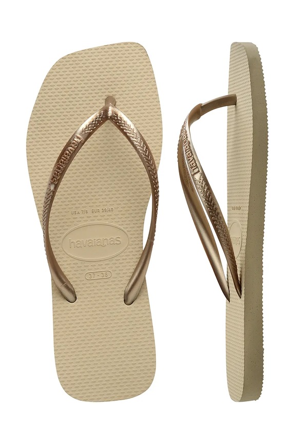 Σαγιονάρες Havaianas SQUARE 4148301.0154 χρυσαφί