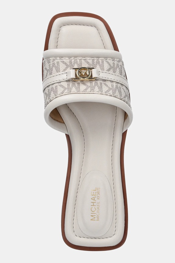 Pantofle MICHAEL Michael Kors Mandy bílá 40R5MAFS1B.132