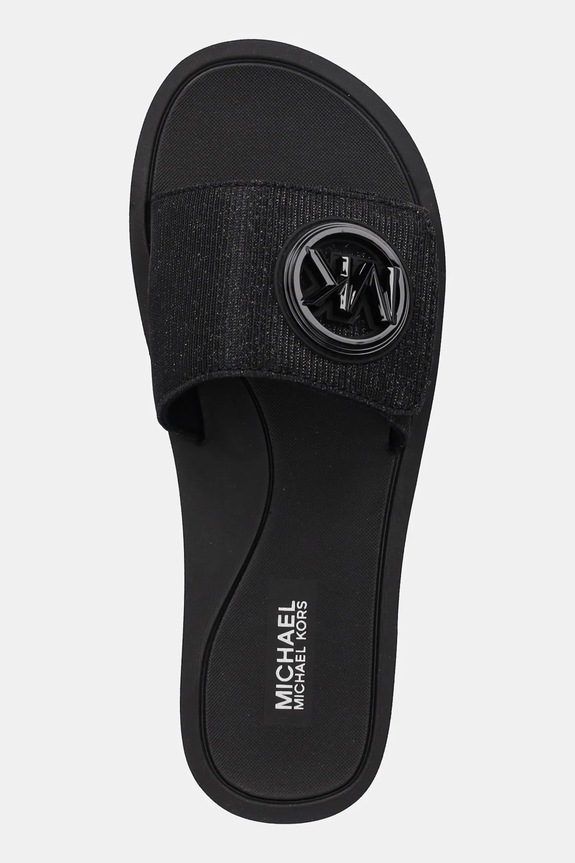 Pantofle MICHAEL Michael Kors MK Charm černá 40S4MKFA1D.001