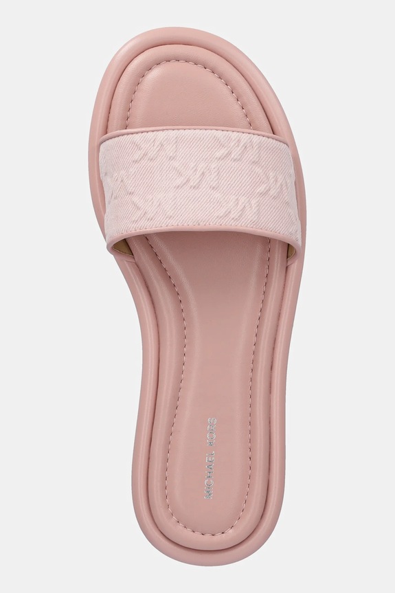 Παντόφλες MICHAEL Michael Kors Dana ροζ 40S5DNFS2D.653
