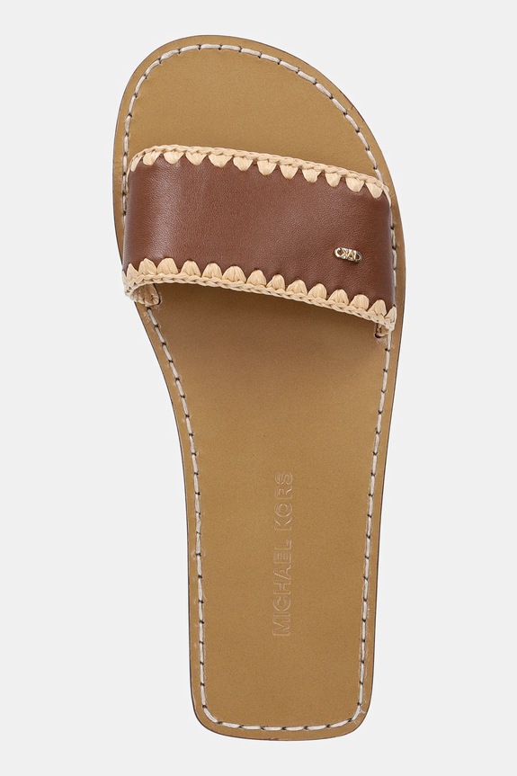MICHAEL Michael Kors klapki Drea brązowy 40S5DRFS3L.230