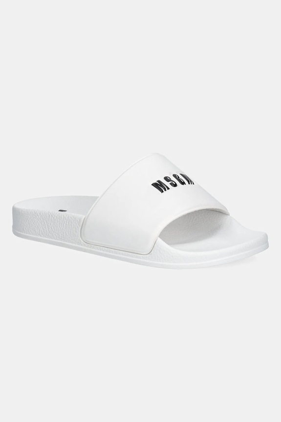 Šľapky MSGM plochý biela 3841MDS208.864.01