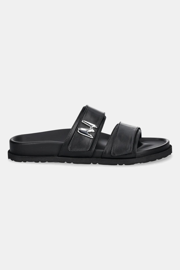 Kožené šľapky MSGM 3841MDS455.974.99 čierna SS25