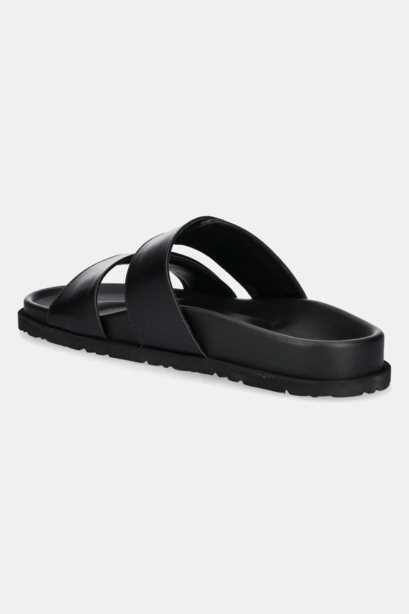Obuv Kožené šľapky MSGM 3841MDS455.974.99 čierna