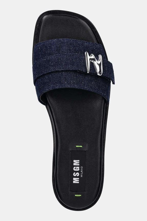Šľapky MSGM tmavomodrá 3841MDS840.828.89