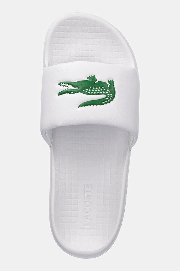Παντόφλες Lacoste SERVE SLIDE 1.0 λευκό 49CFA0022