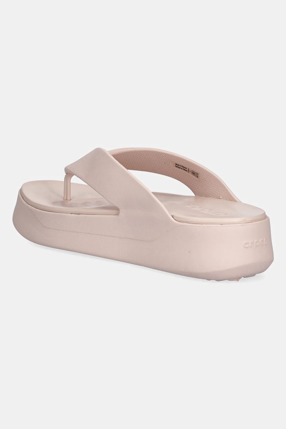 Obuwie Crocs japonki Getaway Platform Flip 209410.6UR beżowy