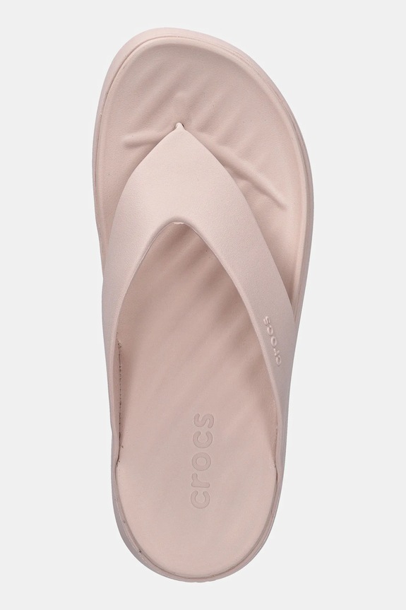 Crocs japonki Getaway Platform Flip beżowy 209410.6UR
