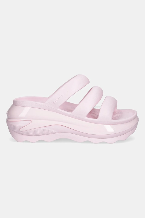 Παντόφλες Crocs Mega Crush Tripe Strap 209842.6ZW ροζ SS25