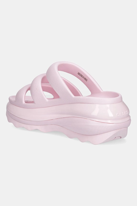 Παπούτσια Παντόφλες Crocs Mega Crush Tripe Strap 209842.6ZW ροζ