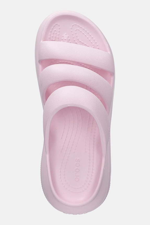 Παντόφλες Crocs Mega Crush Tripe Strap ροζ 209842.6ZW
