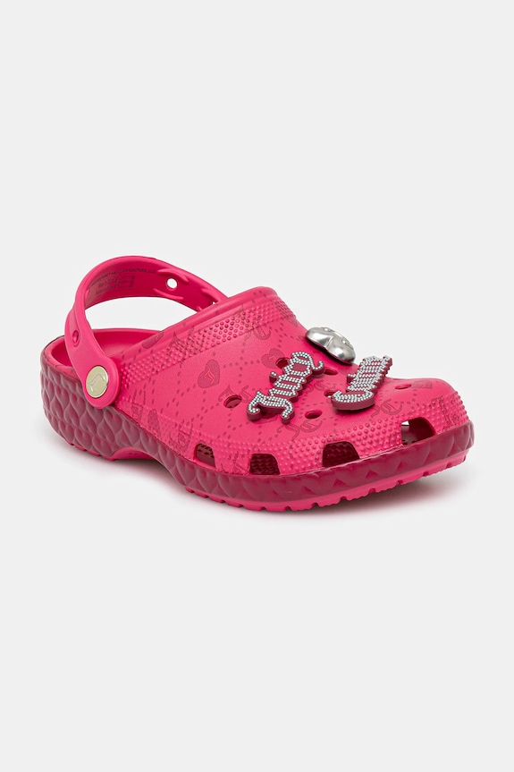 Crocs klapki Classic Juicy Couture Clog syntetyczny różowy 210823.90H