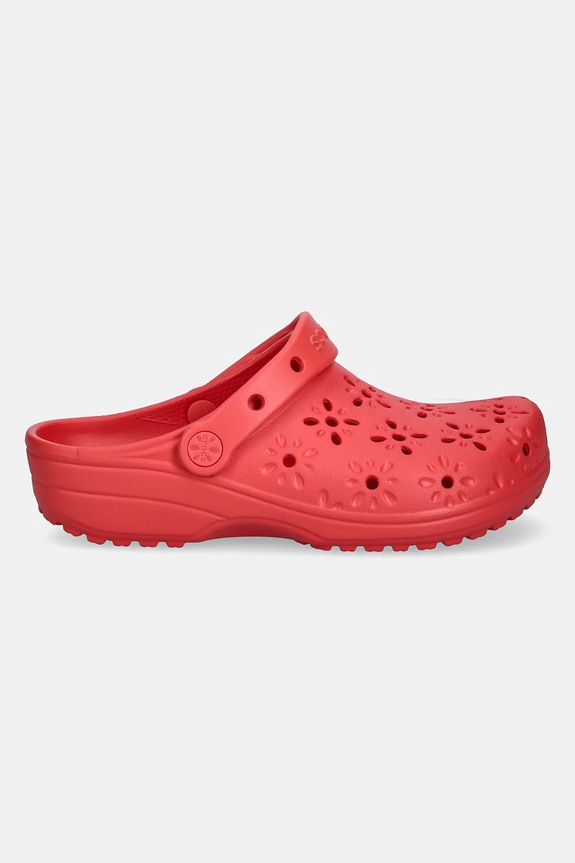 Pantofle Crocs Classic Floral Cut Out Clog 210927.6ZR červená SS25