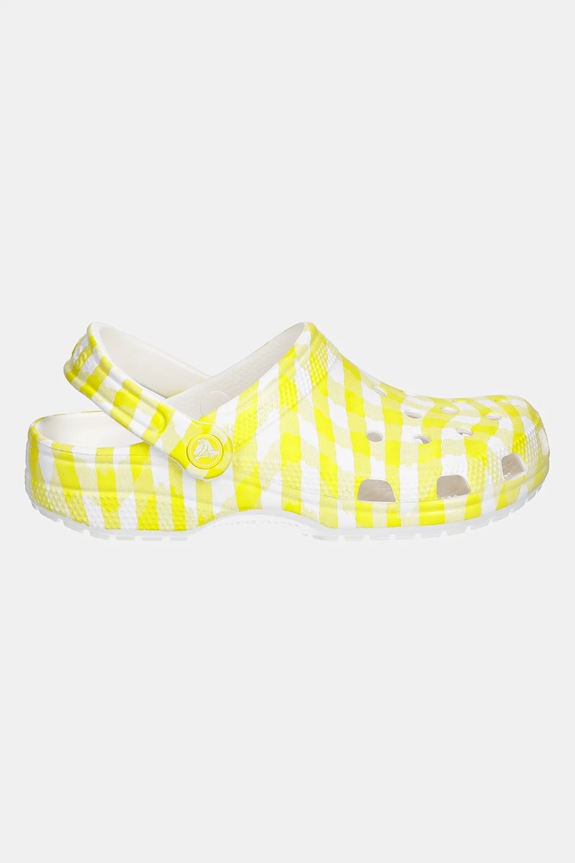 Šľapky Crocs Classic Gingham Clog 211006.78R žltá SS25