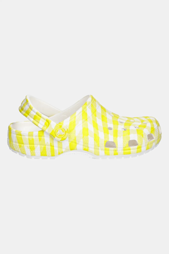 Šľapky Crocs Classic Gingham Clog 211006.78R žltá SS25