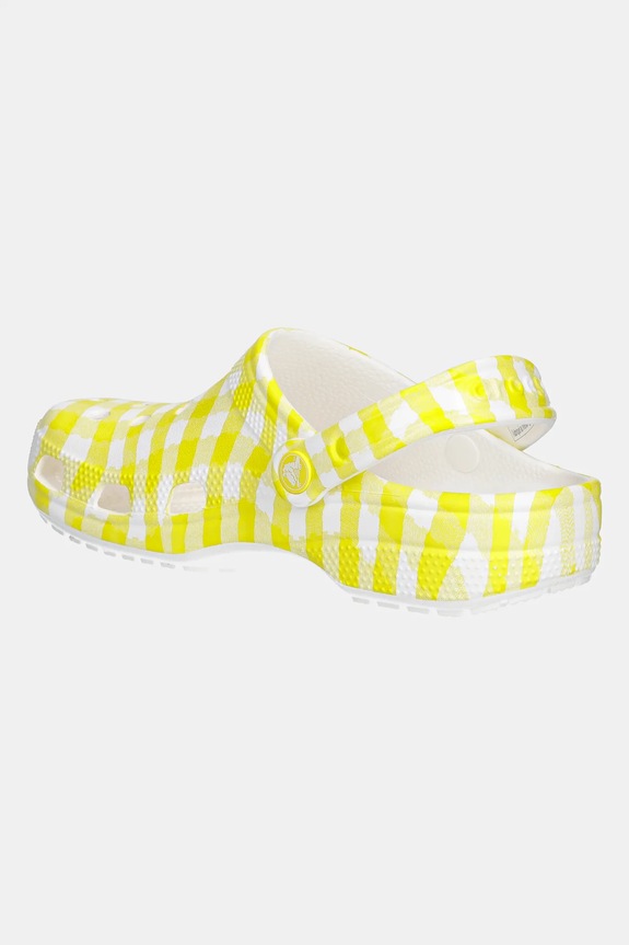 Obuv Šľapky Crocs Classic Gingham Clog 211006.78R žltá