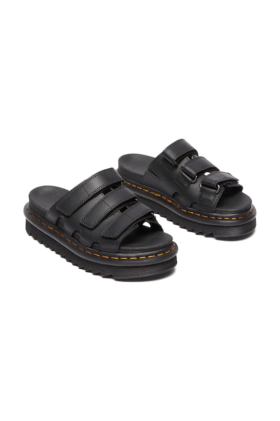 Kožne natikače Dr. Martens Raine DM40522001 crna SS25