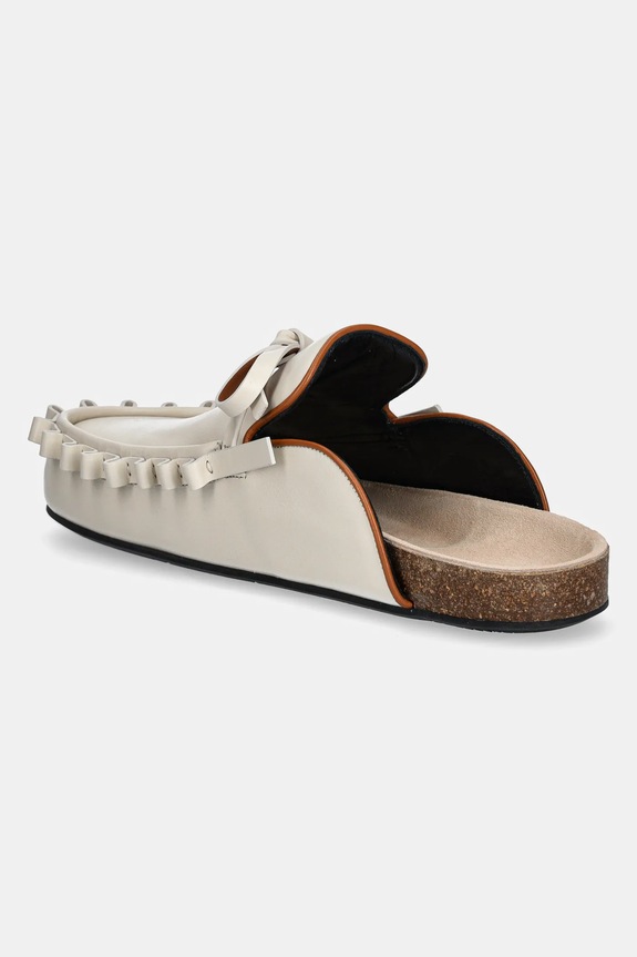 Cipők JW Anderson bőr papucs LF0069.LA0323.002 bézs